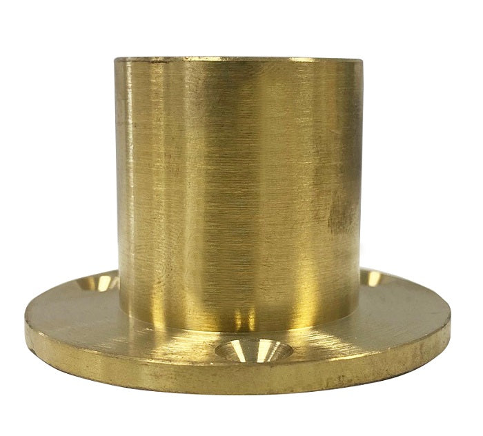 Eaumessing soldeer zolderplaat met achterinlaat 3/4"''