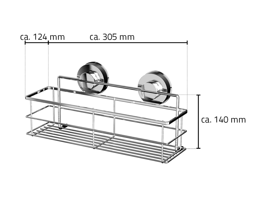 Eaudoucherekje  305 x 146 x 115 mm chroom
