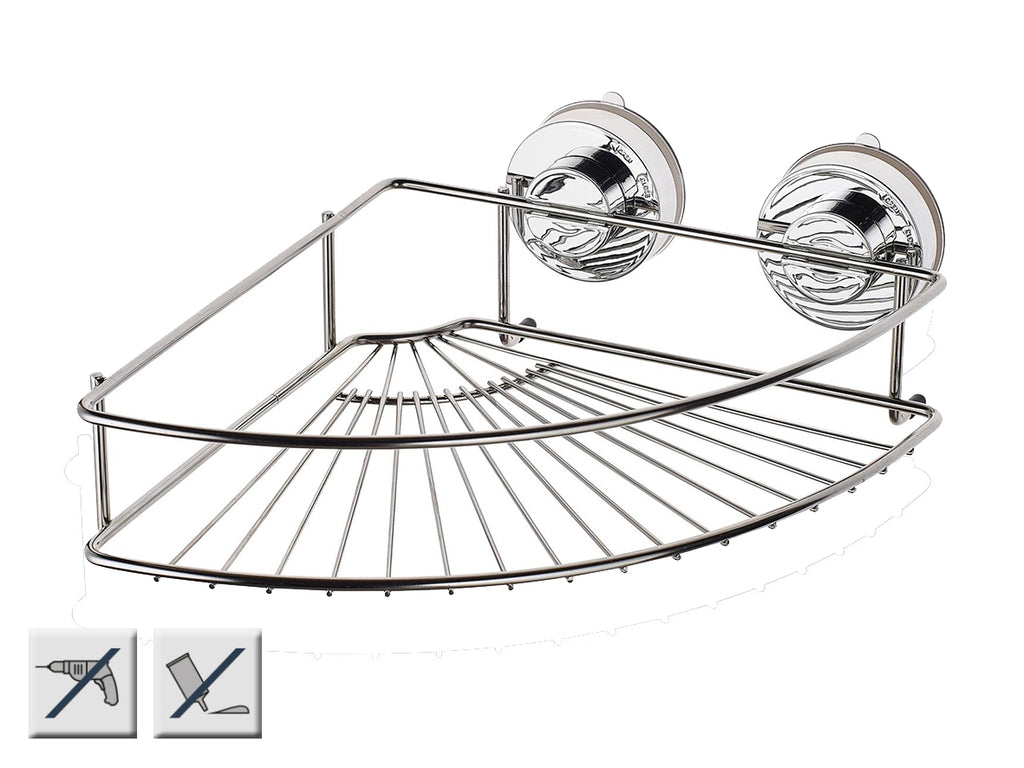 Eauhoekdoucherekje  298 x 90 x 218 mm chroom