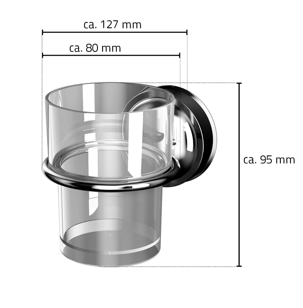 Eaubeker  80 x 127 x 95 mm chroom