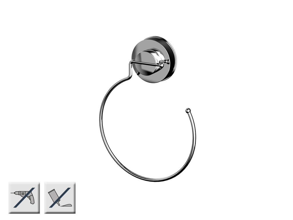 Eauhanddoekring  153 x 205 x 32 mm chroom