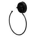 Eauhanddoekring  153 x 205 x 32 mm zwart